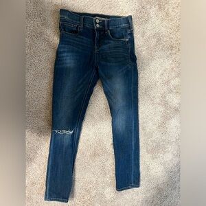 Express cropped jeans mid rise - size 0 women’s